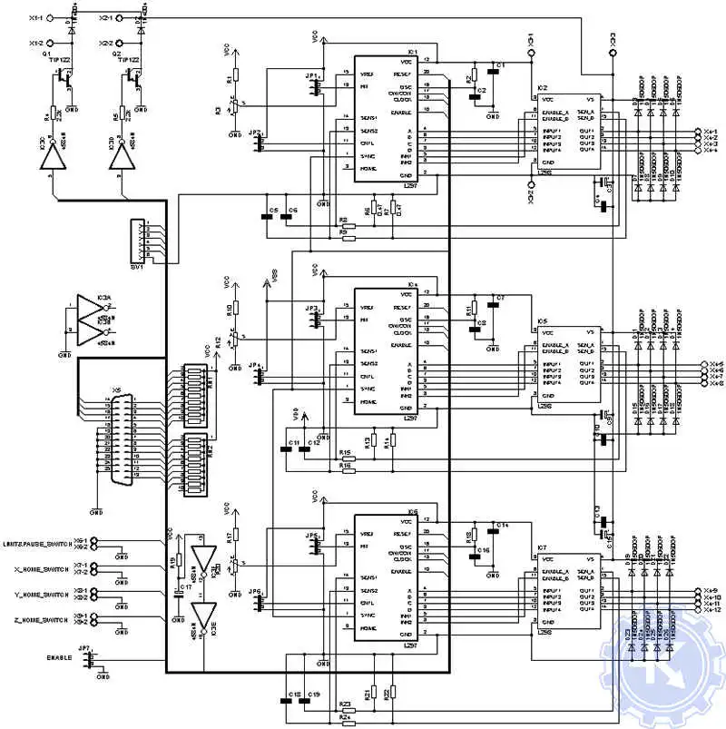 Схема контроллера чпу станка Схема контроллера чпу станка