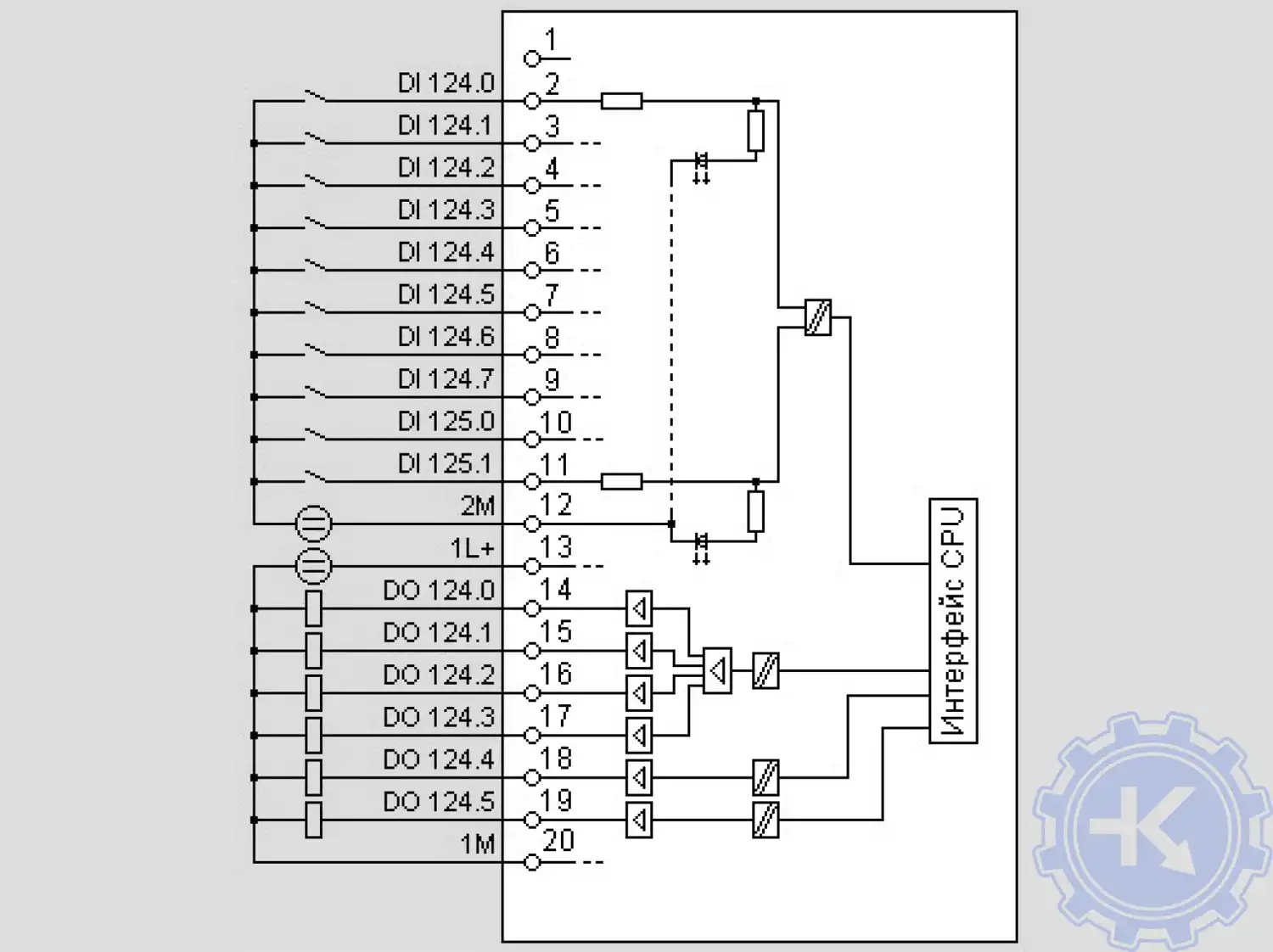 Схема simatic s7 1200