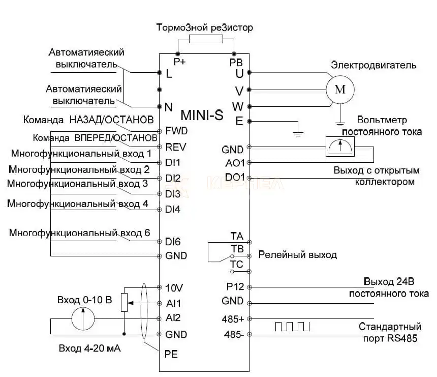 Gc 1006d1 схема подключения